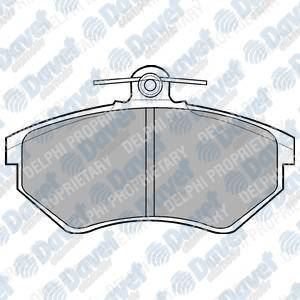 DELPHI LP770 Fren Balatasi On Audi 80-Cordoba-Ibiza-Inca-Toledo-Golf-Jetta-Passat-Santana-Scirocco-Vento